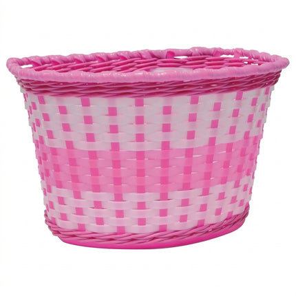 Junior Woven Basket Pink - Oxford Product