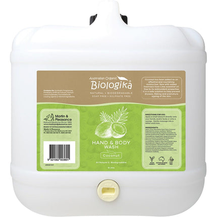 Biologika - Hand & Body Wash (Bulk) Everyday Coconut - 15L