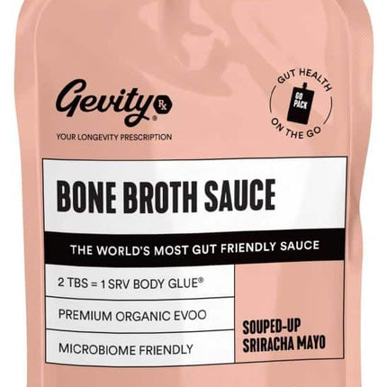 GEVITY RX BONE BROTH SAUCE SOUPED-UP SRIRACHA MAYO GO PACK 200ML