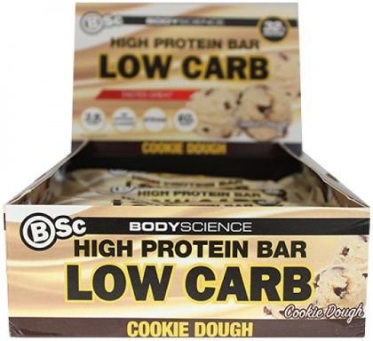 BSC HIGH PROTEIN BAR COOKIE DOUGH 12X60G