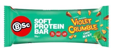 BSC SOFT PROTEIN BARS CHOC MINT G/F 12X55G