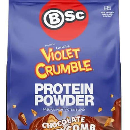 BSC X VIOLET CRUMBLE PROTEIN POWDER CHOCOLATE HONEYCOMB 400G