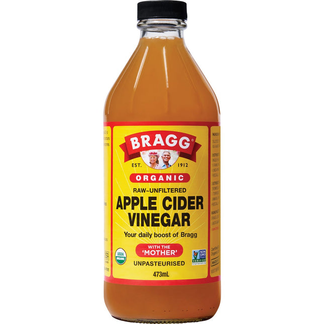 BRAGG Apple Cider Vinegar Unfiltered with the Mother 473ml | Sauce & Condiment