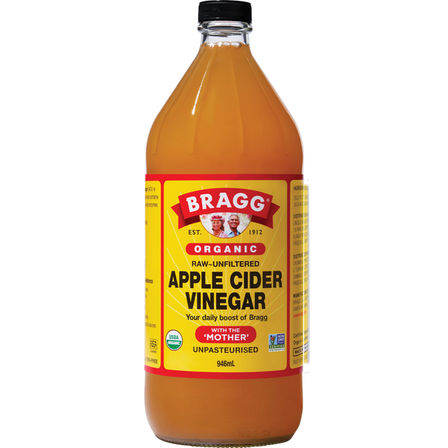 Bragg Apple Cider Vinegar Unfiltered with The Mother 946ml