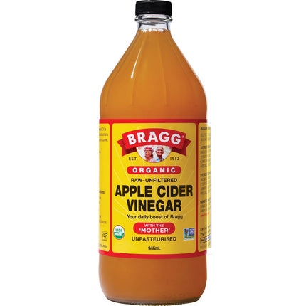BRAGG Apple Cider Vinegar Unfiltered with the Mother 946ml | Sauce & Condiment