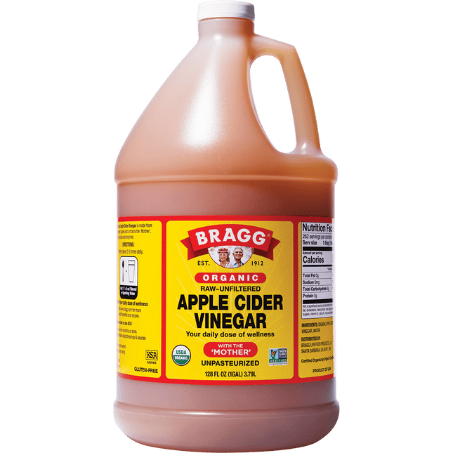 Bragg Apple Cider Vinegar Unfiltered with The Mother 3.8L