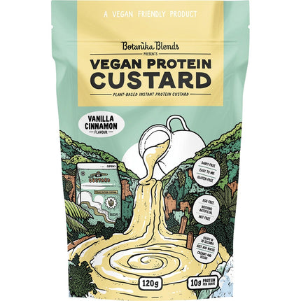 BOTANIKA BLENDS - VEGAN PROTEIN CUSTARD VANILLA CINNAMON 120G