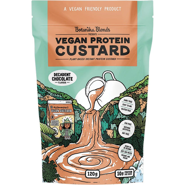 BOTANIKA BLENDS - VEGAN PROTEIN CUSTARD VANILLA CINNAMON 120G