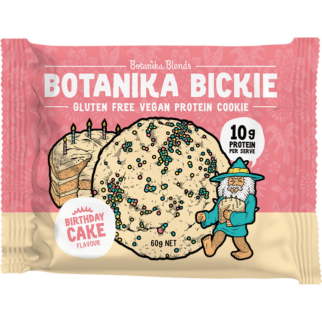 Botanika Blends Bickie Protein Cookie Birthday Cake 12x60g