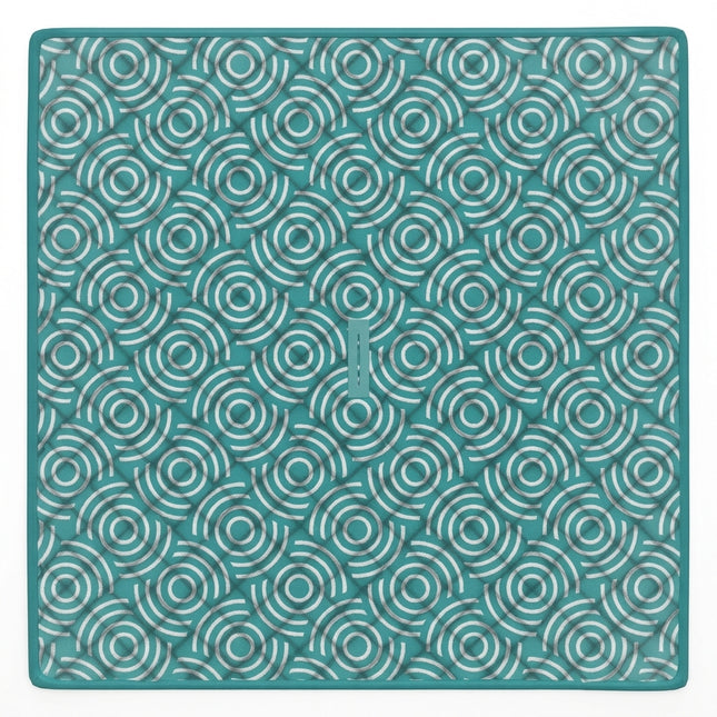 Mirage BEACH MAT WITH UMBRELLA HOLE AQUA