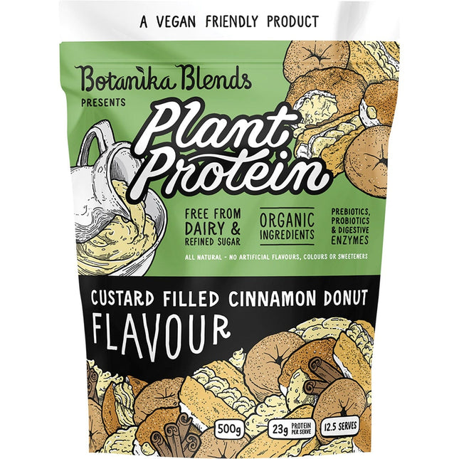 Botanika Blends - Plant Protein Custard Filled Cinnamon Donut - 500g