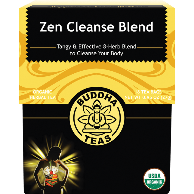 Buddha Teas Organic Zen Cleanse Herbal Tea Bags 18pk