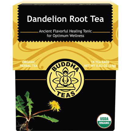 Buddha Teas Organic Dandelion Root Tea Bags 18pk