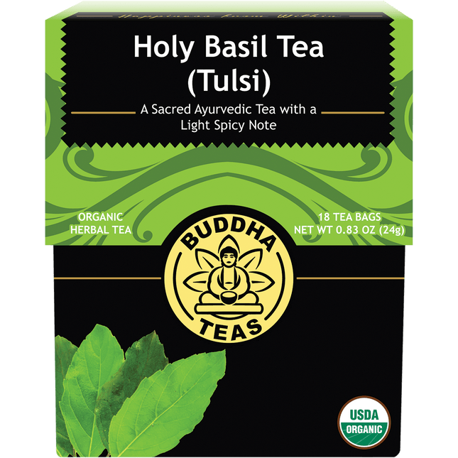 Buddha Teas Organic Holy Basil Tea (Tulsi) 18pk