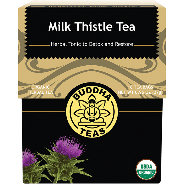 Buddha Teas Organic Milk Thistle Tea Bags 18pk
