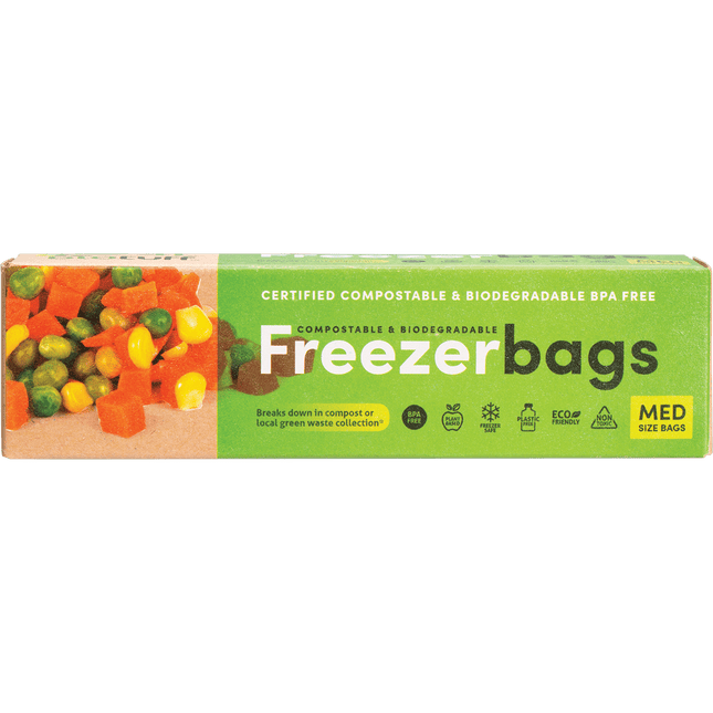 Biotuff Compostable Freezer Bags Medium 4L 25pk