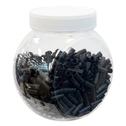 Clarks Brake Ferrules, 5mm Nylon, dispenser pot of 500, Black