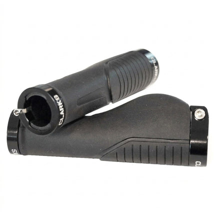GRIPS, Clarks, comfort, Ergonomic, LONG - 140mm, Integrated double alloy lockrings, Black