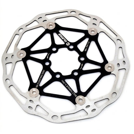 DISC ROTOR - Light weight high performance floating rotor, CLARKS, STAINLESS STEEL 160mm, BLACK ED finish, 109g