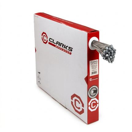 Clarks Brake cable, file box qty 100, ROAD Nipple, STAINLESS STEEL DIE DRAWN BRAKE WIRE (ROAD), 2000mm