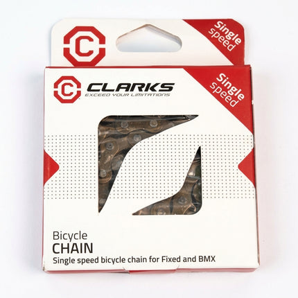 CHAIN - Single Speed - 112L - CLARKS - BLACK - E-Bike - w/Connect Link