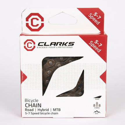 CHAIN - 5-7 Speed - CLARKS - 136L - GREY - E-Bike - w/Connect Link