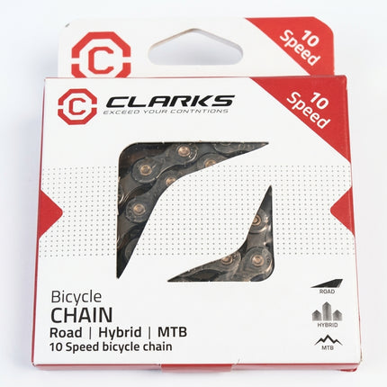 CHAIN - 10 Speed - CLARKS - 136L - BLACK - E-Bike - w/Connect Link