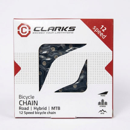 CHAIN - 12 Speed - CLARKS - 136L - MIDNIGHT - E-Bike - w/Connect Link