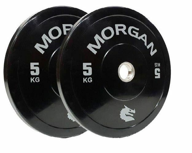 MORGAN 5KG OLYMPIC BUMPER PLATES (PAIR)