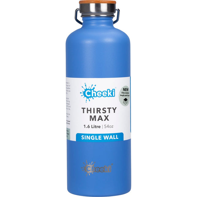 Cheeki - Stainless Steel Bottle Azure 'Thirsty Max'