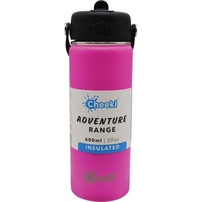 CHEEKI - STAINLESS STEEL BOTTLE ADVENTURE INSULATED 600ML
