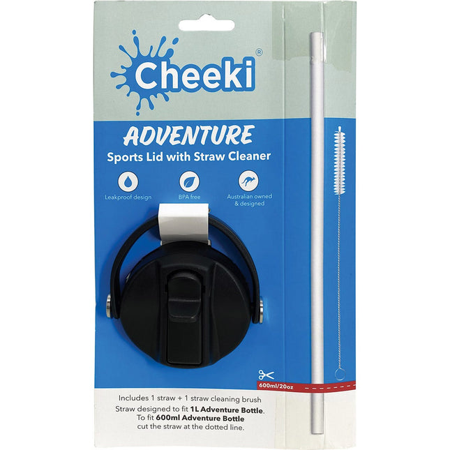 Cheeki - Adventure Sports Lid with Straw Cleaner