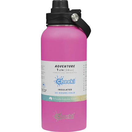 Cheeki - Insulated Adventure Stainless Steel Bottle Magenta