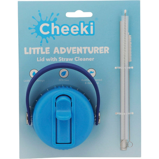 Cheeki - Kids Bottle Replacement Lid Sharks