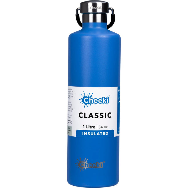 Cheeki - Stainless Steel Bottle Insulated Azure