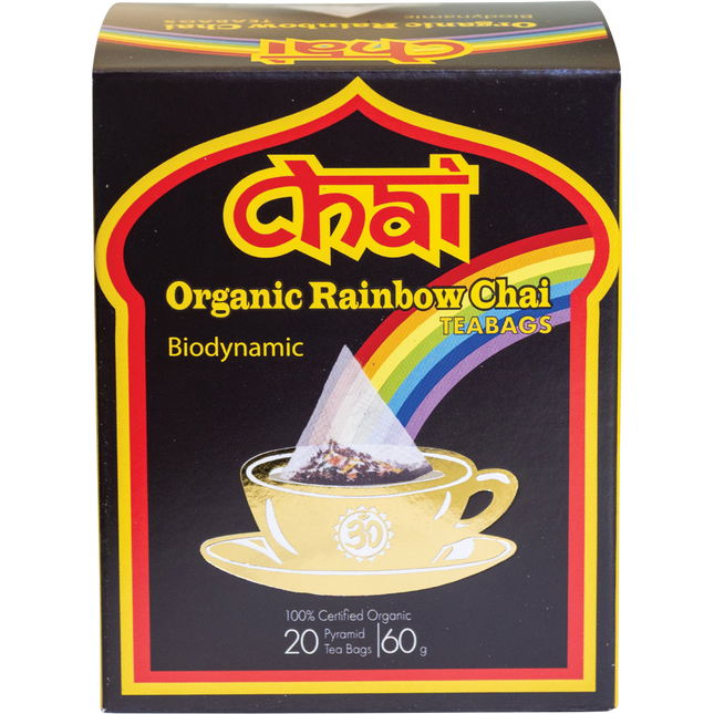 Chai Tea Organic Rainbow Chai Tea Bags 20pk