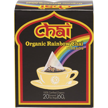 CHAI TEA Organic Rainbow Chai Tea Bags 20pk | Nuts & Seeds