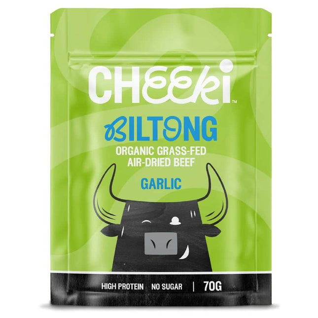 CHEEKI BILTONG GARLIC 70G