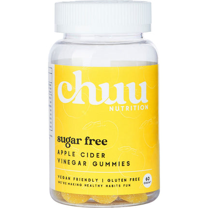 CHUU NUTRITION Apple Cider Vinegar Gummies Sugar Free 60pcs | Protein Bar