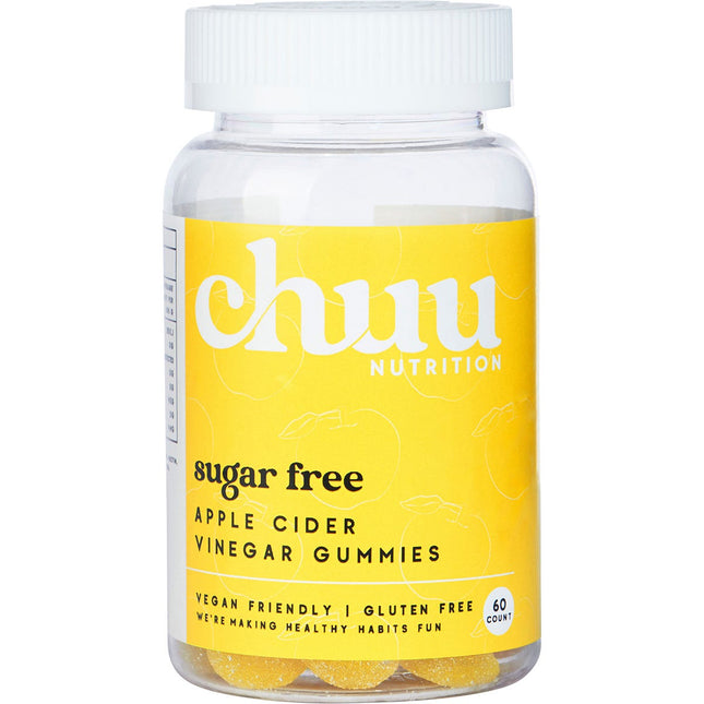 CHUU NUTRITION Apple Cider Vinegar Gummies Sugar Free 60pcs | Protein Bar