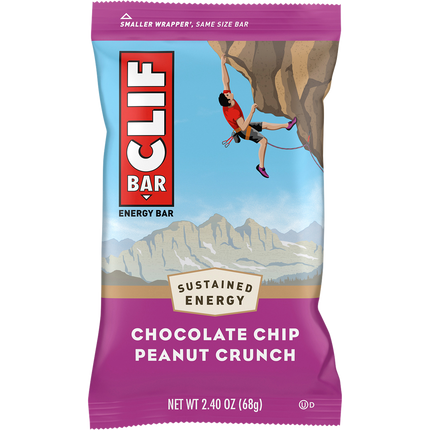 CLIF Energy Bar Chocolate Chip Peanut Crunch 12 x 68g
