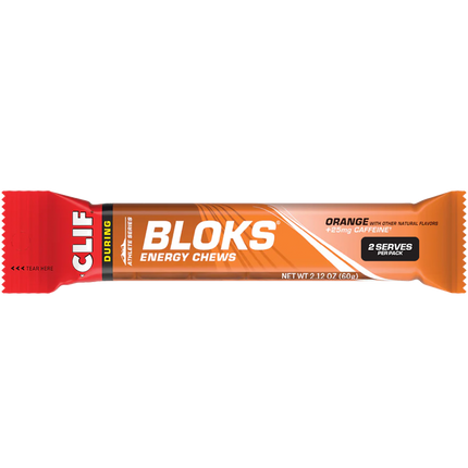 CLIF Bloks Energy Chews Orange 18 x 60g