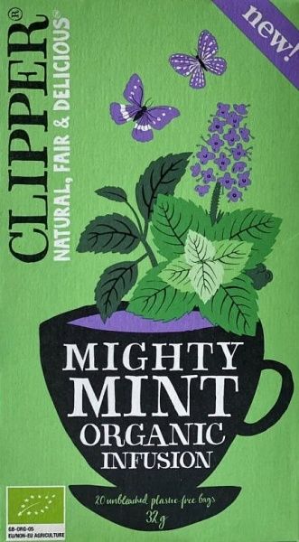 CLIPPER ORGANIC MIGHTY MINT 20TEABAGS