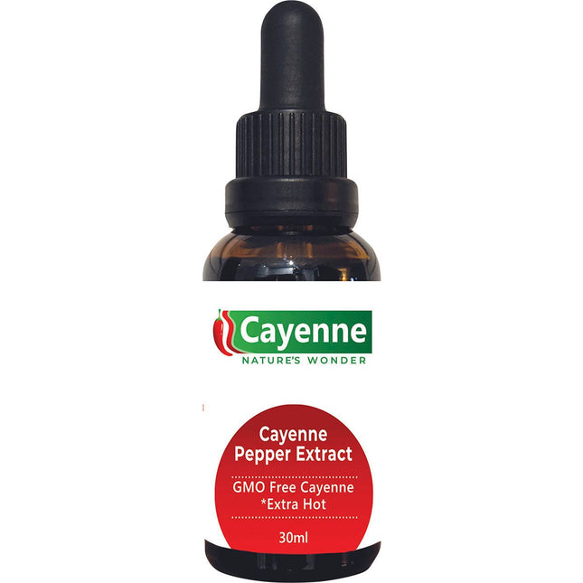 CAYENNE NATURES WONDER Cayenne Pepper Extract with Dropper 30ml | Herbs & Spices
