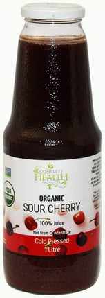 COMPLETE HEALTH PRODUCTS ORGANIC SOUR CHERRY 100% JUICE 1L