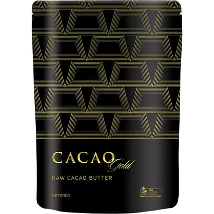 Power Super Foods - Cacao Gold Butter Chunks Raw Certified Organic
