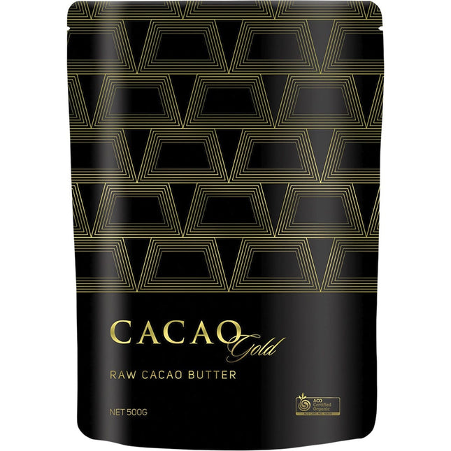 Power Super Foods - Cacao Gold Butter Chunks Raw Certified Organic