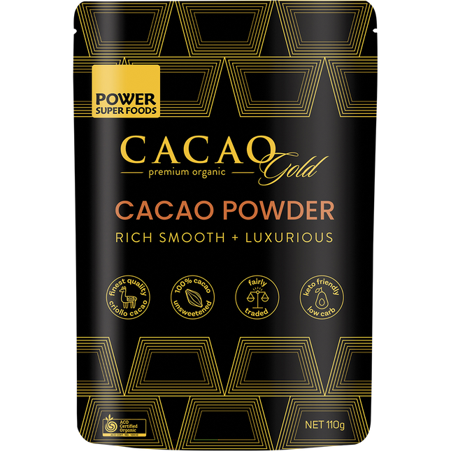 Power Super Foods Cacao Gold Powder Certified Organic 110g