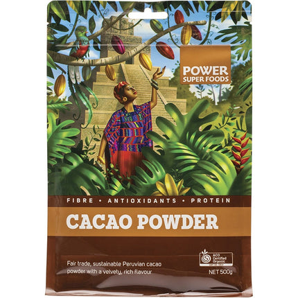 Power Super Foods - Cacao Powder Certified Organic