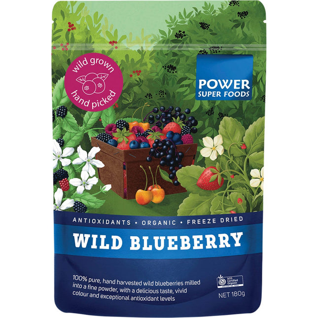 Power Super Foods - Wild Blueberry Powder - 180g